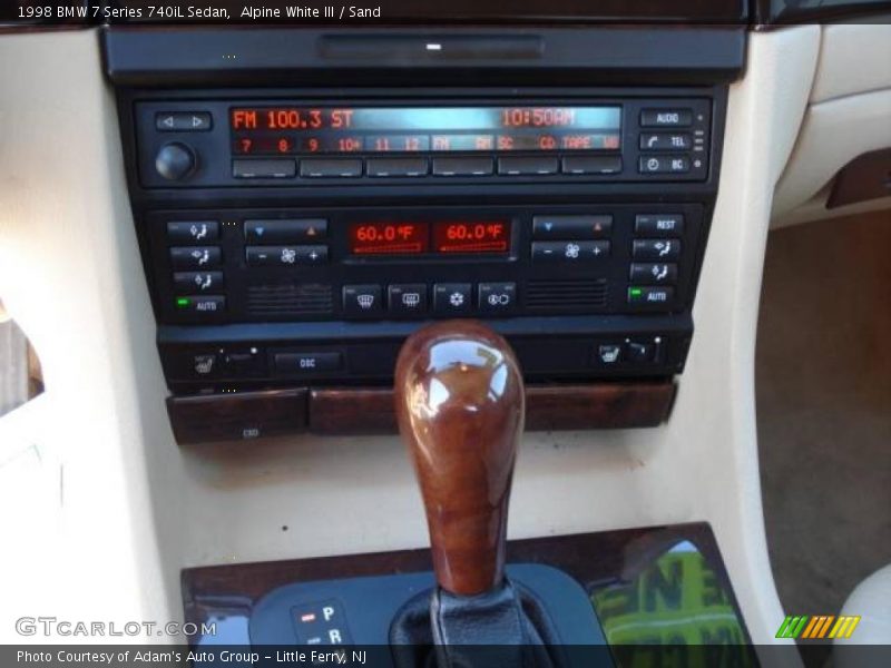 Alpine White III / Sand 1998 BMW 7 Series 740iL Sedan
