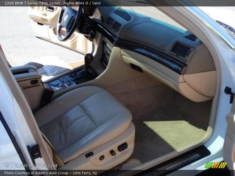 Alpine White III / Sand 1998 BMW 7 Series 740iL Sedan