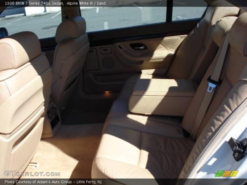 Alpine White III / Sand 1998 BMW 7 Series 740iL Sedan