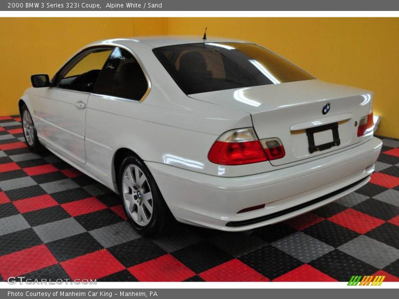 Alpine White / Sand 2000 BMW 3 Series 323i Coupe