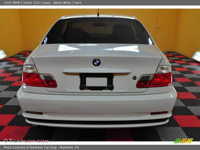 Alpine White / Sand 2000 BMW 3 Series 323i Coupe