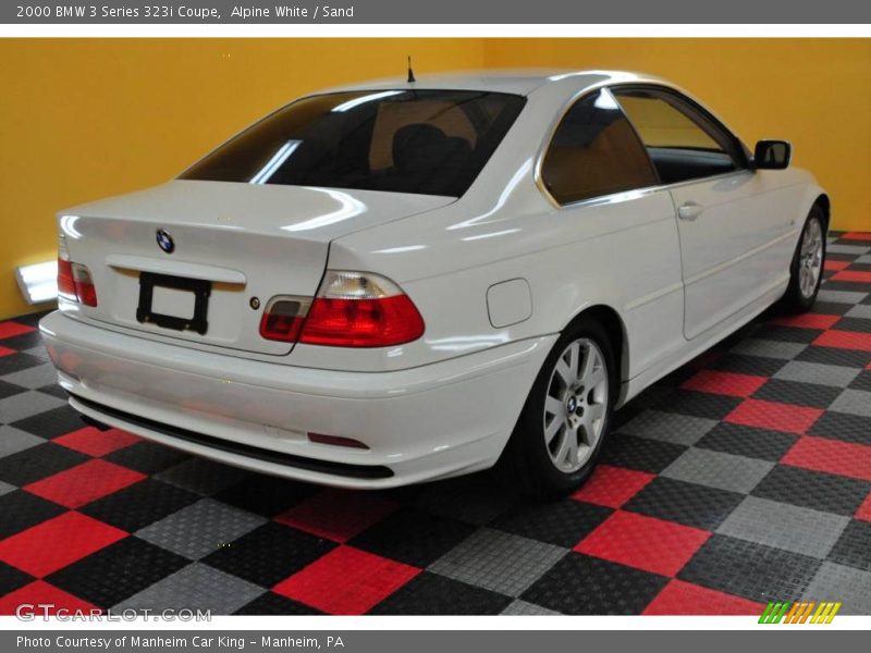 Alpine White / Sand 2000 BMW 3 Series 323i Coupe