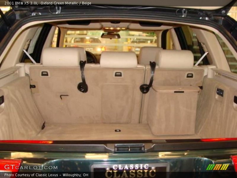 Oxford Green Metallic / Beige 2001 BMW X5 3.0i