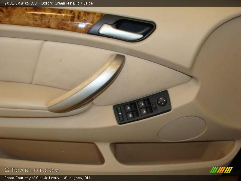 Oxford Green Metallic / Beige 2001 BMW X5 3.0i