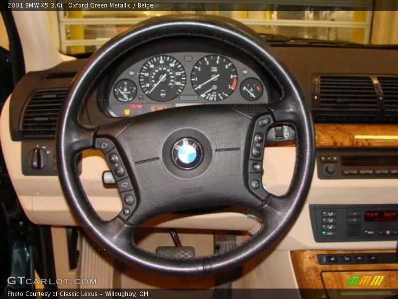 Oxford Green Metallic / Beige 2001 BMW X5 3.0i