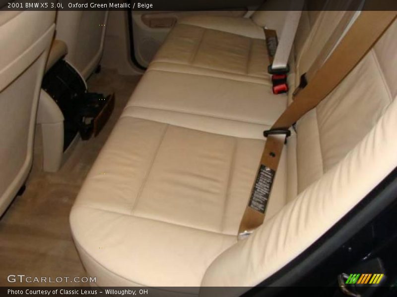 Oxford Green Metallic / Beige 2001 BMW X5 3.0i