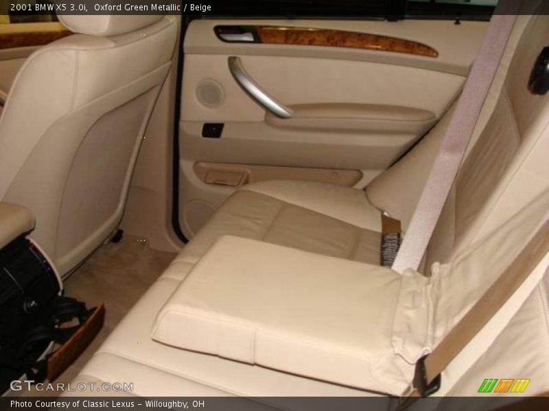 Oxford Green Metallic / Beige 2001 BMW X5 3.0i
