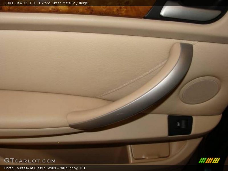 Oxford Green Metallic / Beige 2001 BMW X5 3.0i