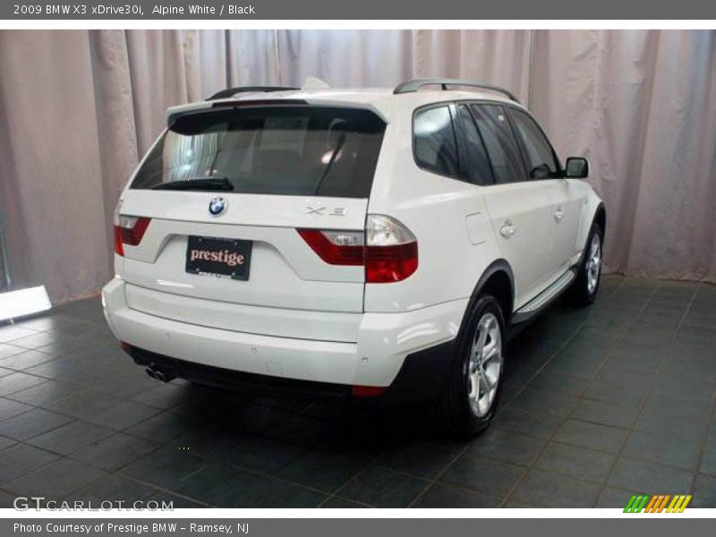 Alpine White / Black 2009 BMW X3 xDrive30i