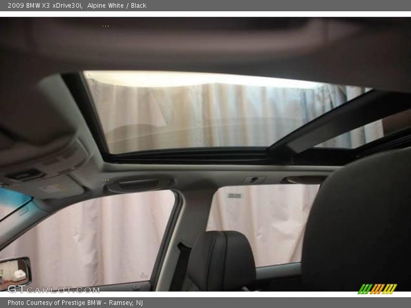 Alpine White / Black 2009 BMW X3 xDrive30i