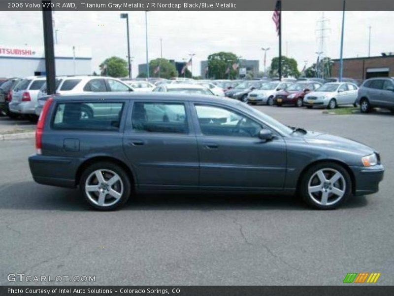 Titanium Gray Metallic / R Nordcap Black/Blue Metallic 2006 Volvo V70 R AWD