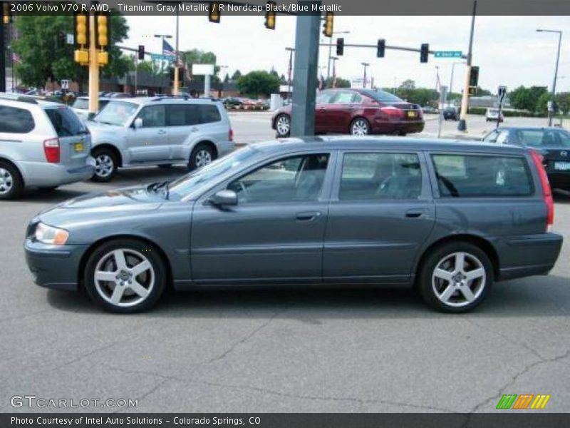 Titanium Gray Metallic / R Nordcap Black/Blue Metallic 2006 Volvo V70 R AWD