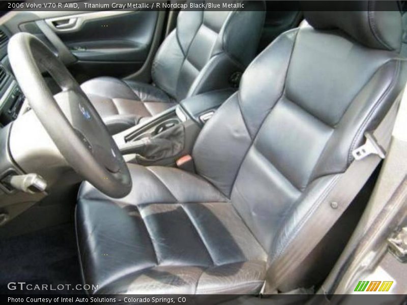 Titanium Gray Metallic / R Nordcap Black/Blue Metallic 2006 Volvo V70 R AWD
