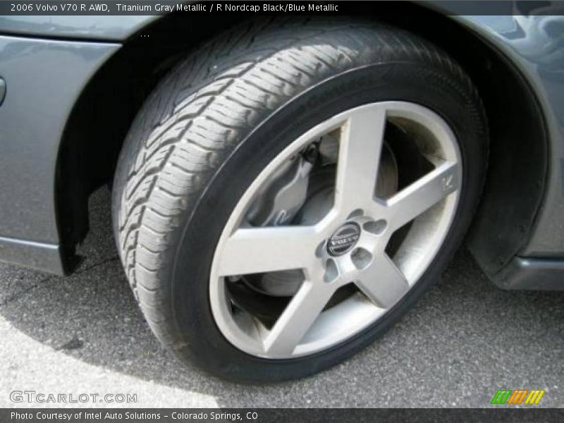 Titanium Gray Metallic / R Nordcap Black/Blue Metallic 2006 Volvo V70 R AWD