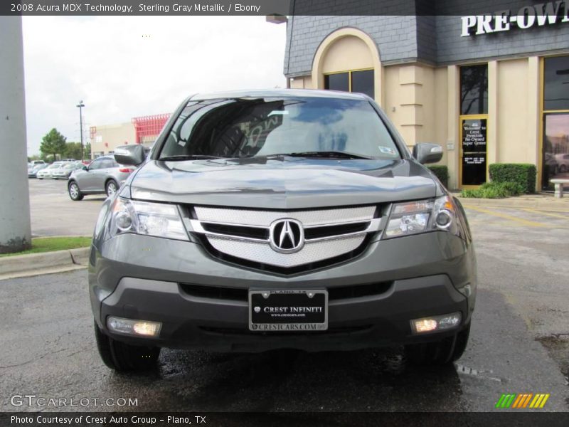 Sterling Gray Metallic / Ebony 2008 Acura MDX Technology