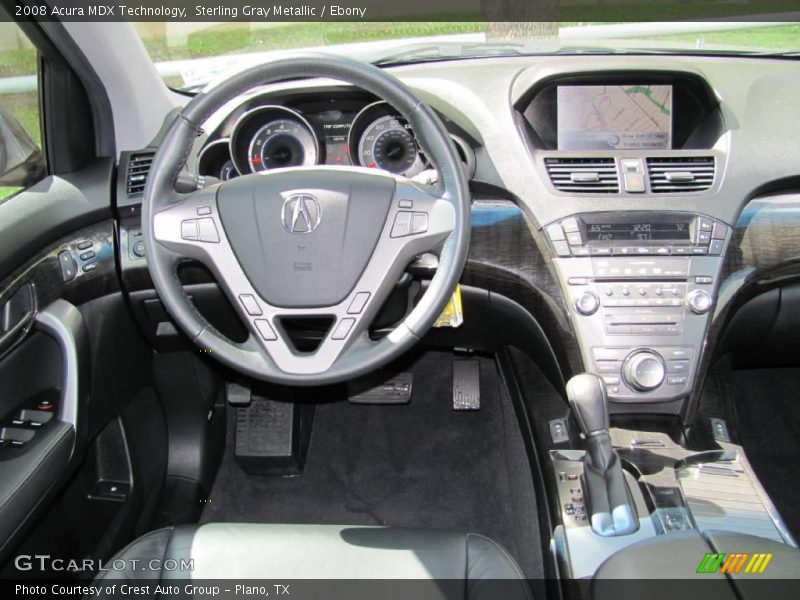 Sterling Gray Metallic / Ebony 2008 Acura MDX Technology