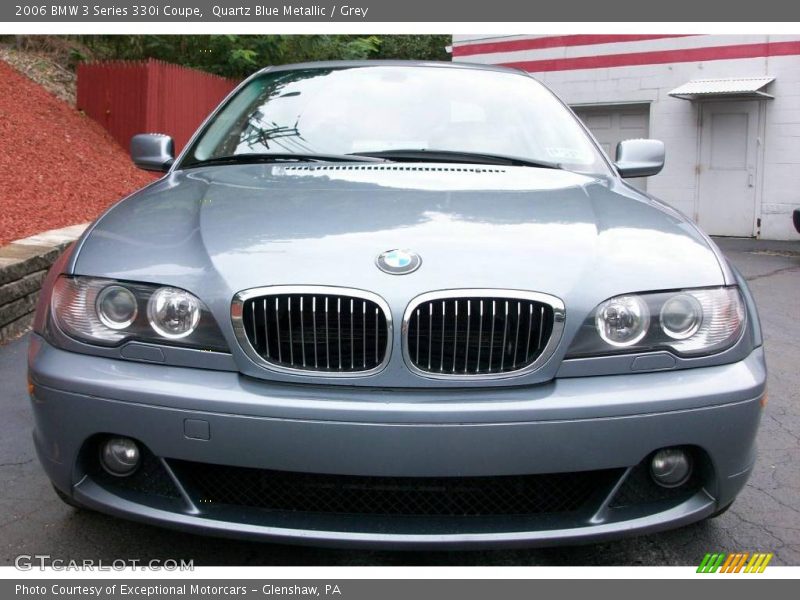 Quartz Blue Metallic / Grey 2006 BMW 3 Series 330i Coupe