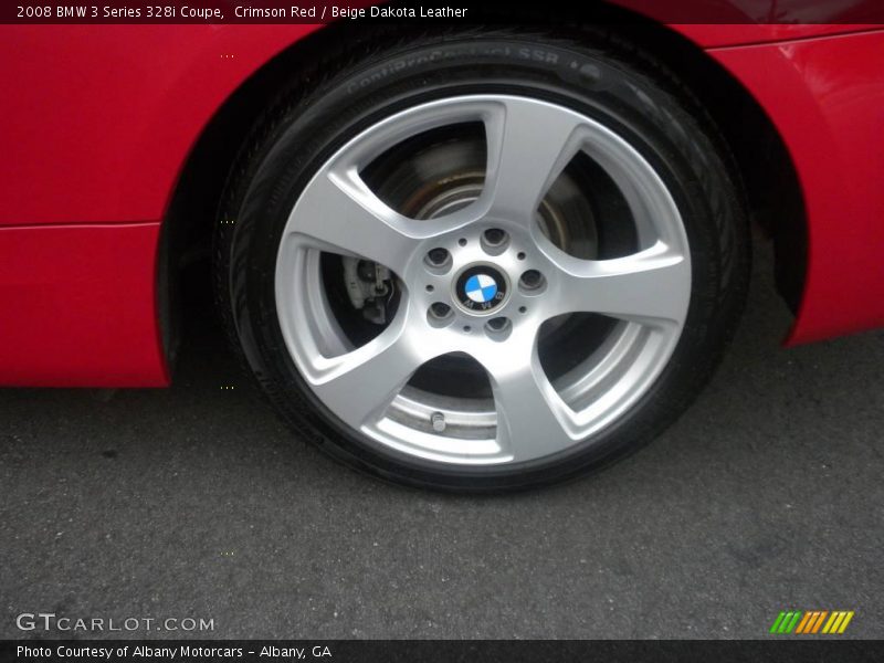 Crimson Red / Beige Dakota Leather 2008 BMW 3 Series 328i Coupe