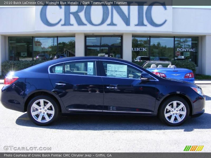 Midnight Blue Metallic / Dark Titanium/Light Titanium 2010 Buick LaCrosse CXL