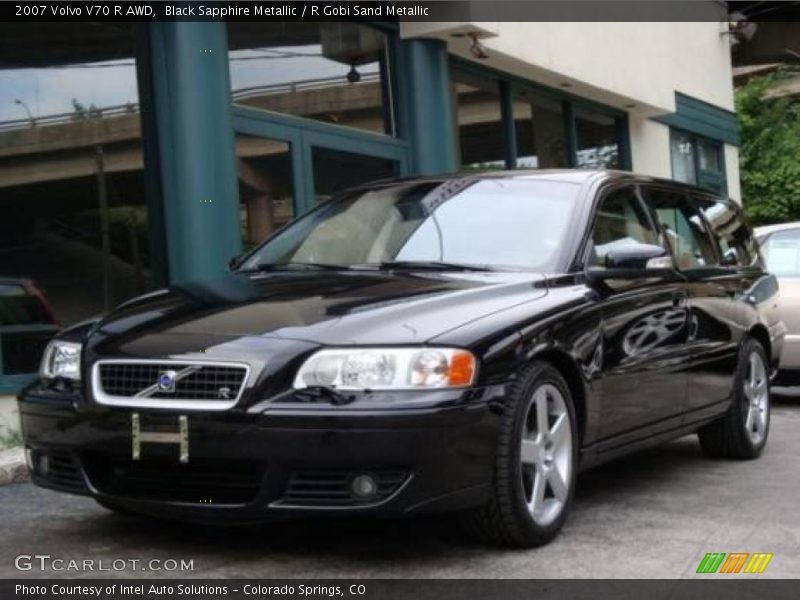 Black Sapphire Metallic / R Gobi Sand Metallic 2007 Volvo V70 R AWD
