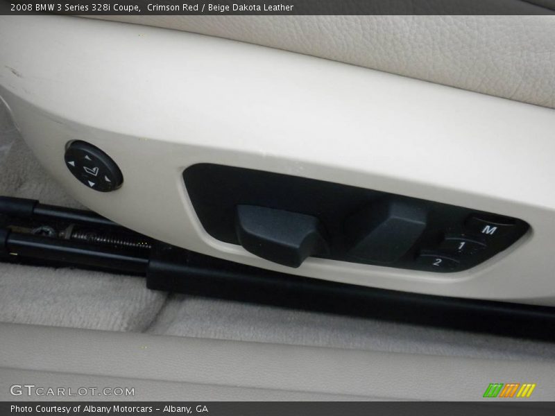 Crimson Red / Beige Dakota Leather 2008 BMW 3 Series 328i Coupe