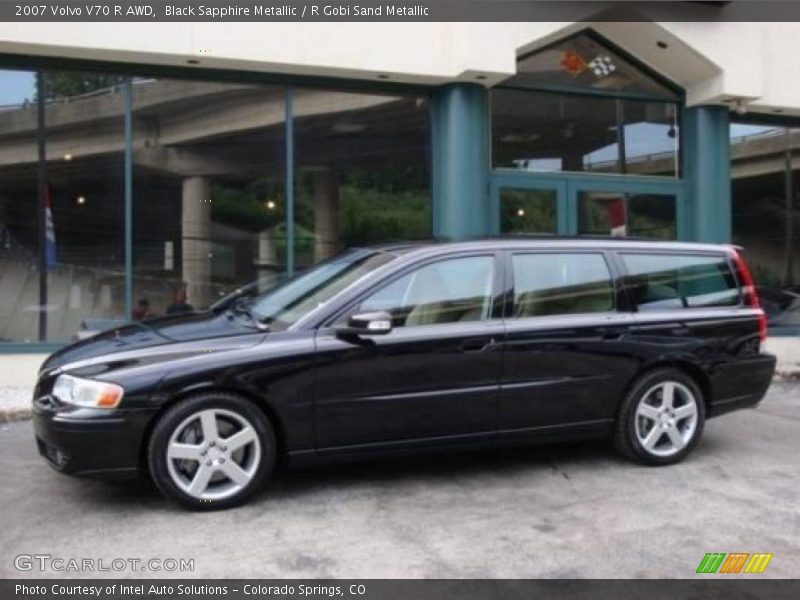 Black Sapphire Metallic / R Gobi Sand Metallic 2007 Volvo V70 R AWD