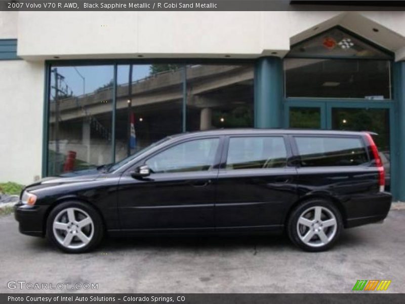 Black Sapphire Metallic / R Gobi Sand Metallic 2007 Volvo V70 R AWD