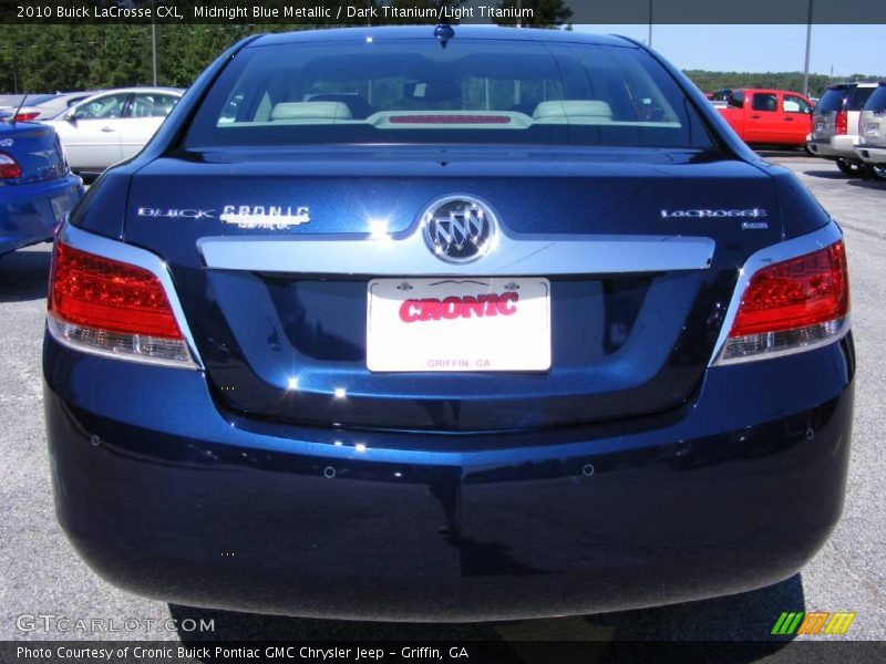 Midnight Blue Metallic / Dark Titanium/Light Titanium 2010 Buick LaCrosse CXL