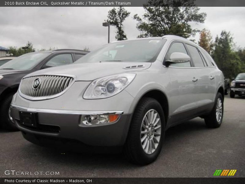 Quicksilver Metallic / Titanium/Dark Titanium 2010 Buick Enclave CXL