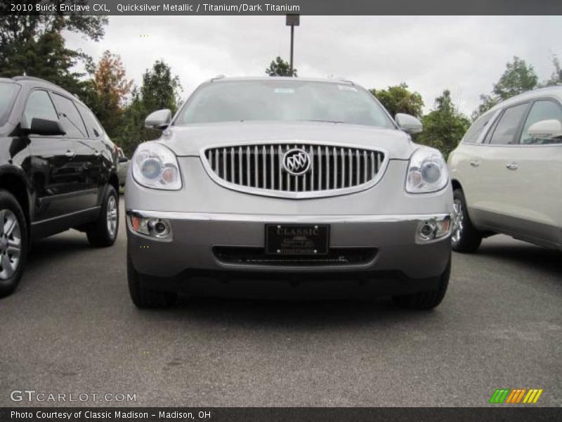 Quicksilver Metallic / Titanium/Dark Titanium 2010 Buick Enclave CXL