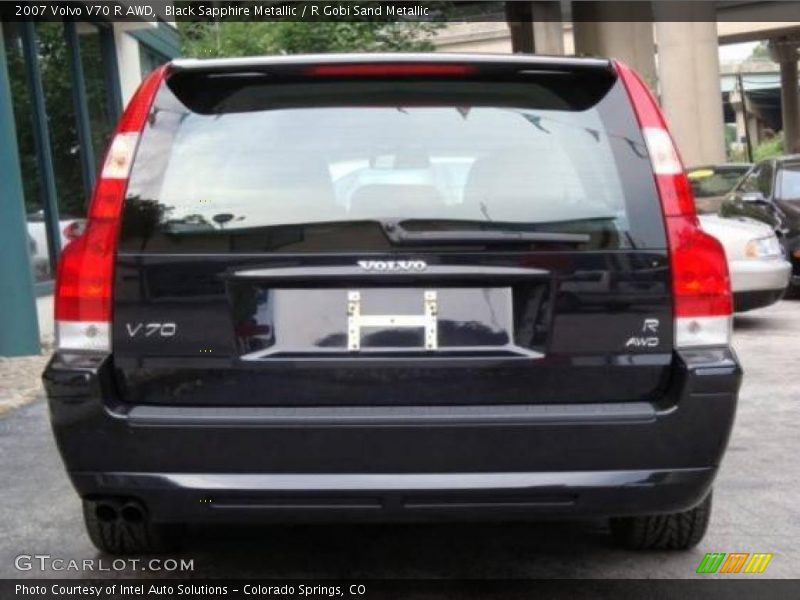 Black Sapphire Metallic / R Gobi Sand Metallic 2007 Volvo V70 R AWD