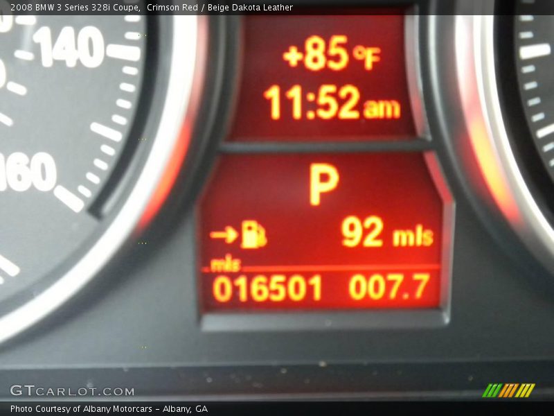 Crimson Red / Beige Dakota Leather 2008 BMW 3 Series 328i Coupe