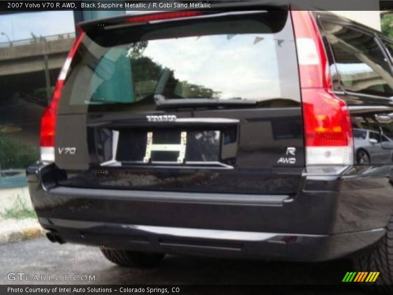 Black Sapphire Metallic / R Gobi Sand Metallic 2007 Volvo V70 R AWD