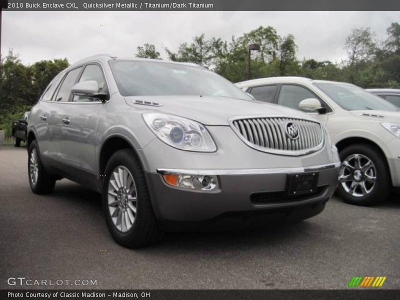 Quicksilver Metallic / Titanium/Dark Titanium 2010 Buick Enclave CXL