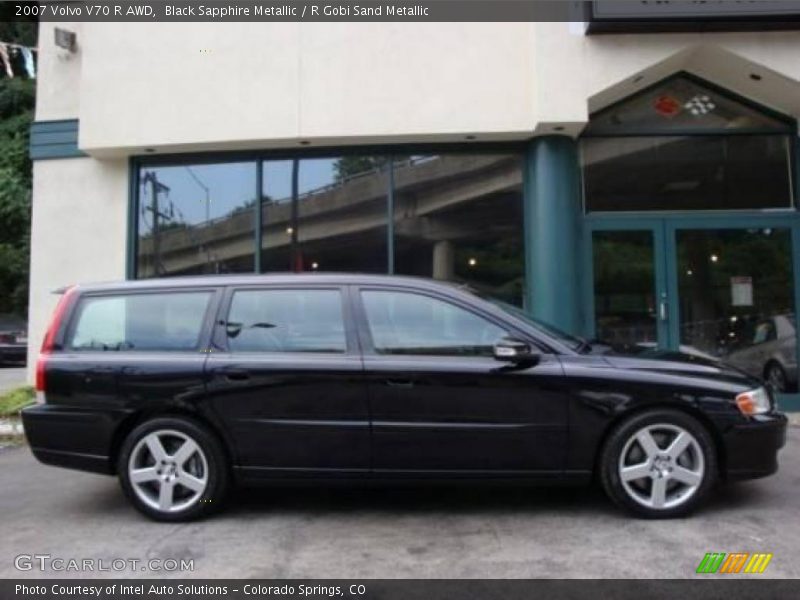Black Sapphire Metallic / R Gobi Sand Metallic 2007 Volvo V70 R AWD