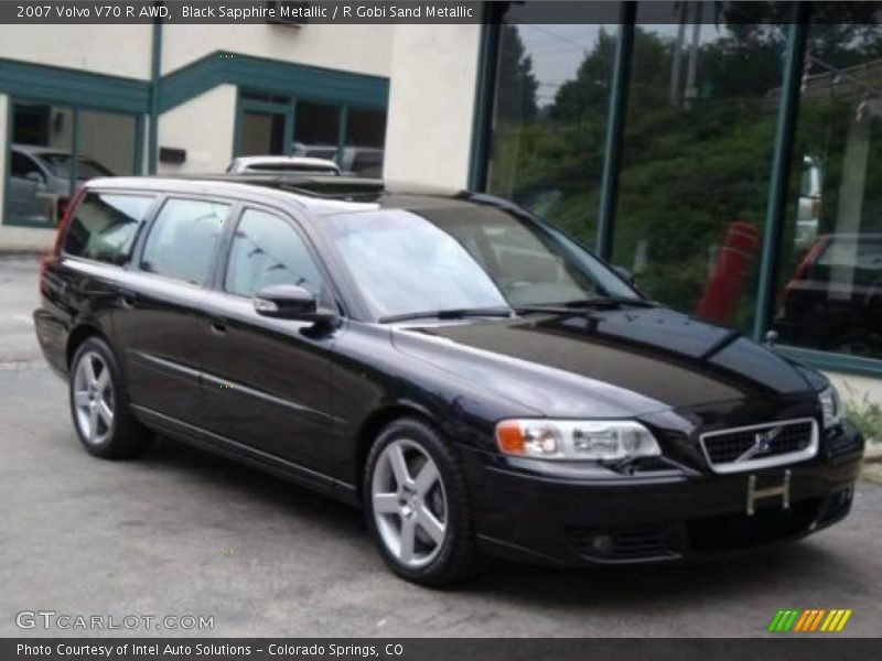 Black Sapphire Metallic / R Gobi Sand Metallic 2007 Volvo V70 R AWD