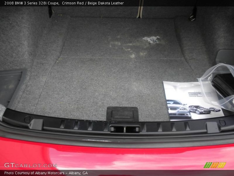 Crimson Red / Beige Dakota Leather 2008 BMW 3 Series 328i Coupe