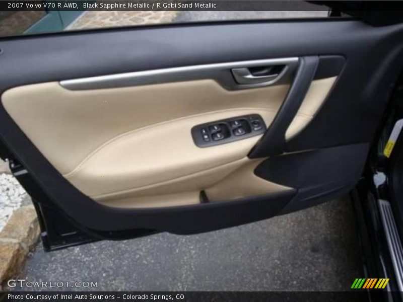 Black Sapphire Metallic / R Gobi Sand Metallic 2007 Volvo V70 R AWD