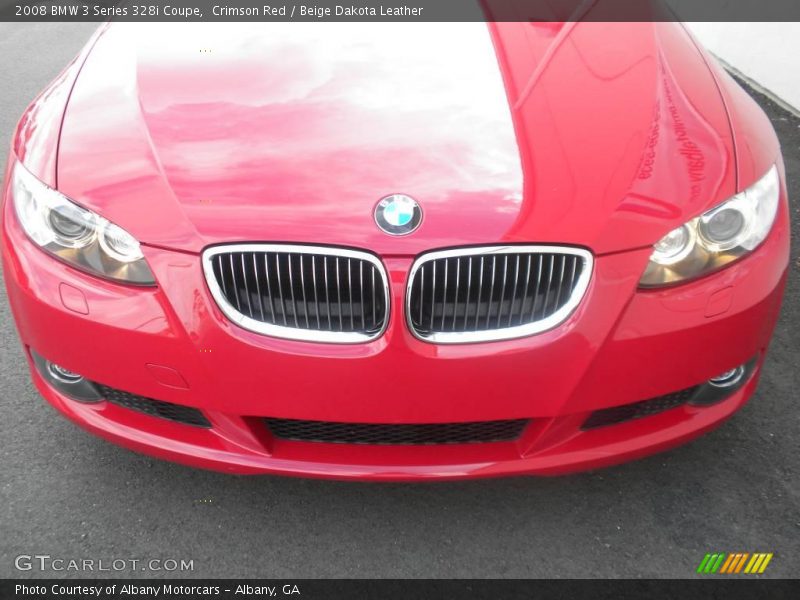 Crimson Red / Beige Dakota Leather 2008 BMW 3 Series 328i Coupe