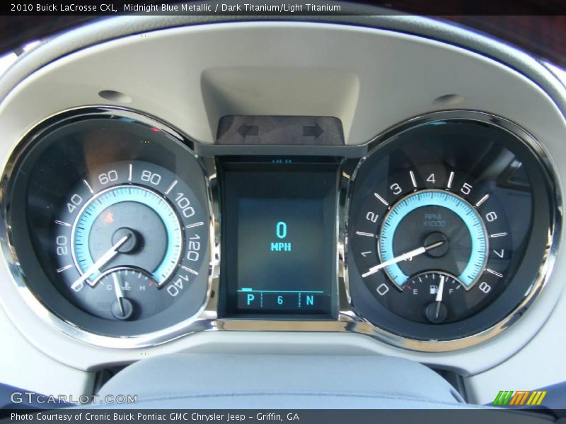 Midnight Blue Metallic / Dark Titanium/Light Titanium 2010 Buick LaCrosse CXL