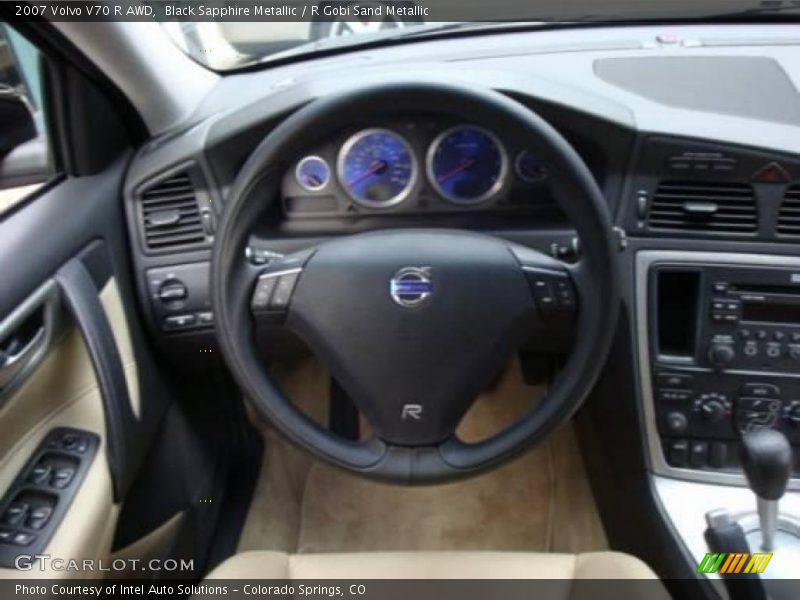 Black Sapphire Metallic / R Gobi Sand Metallic 2007 Volvo V70 R AWD