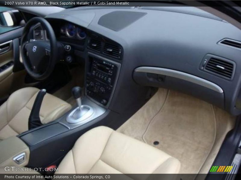 Black Sapphire Metallic / R Gobi Sand Metallic 2007 Volvo V70 R AWD