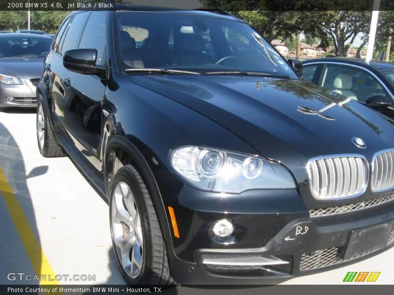 Jet Black / Black 2008 BMW X5 4.8i