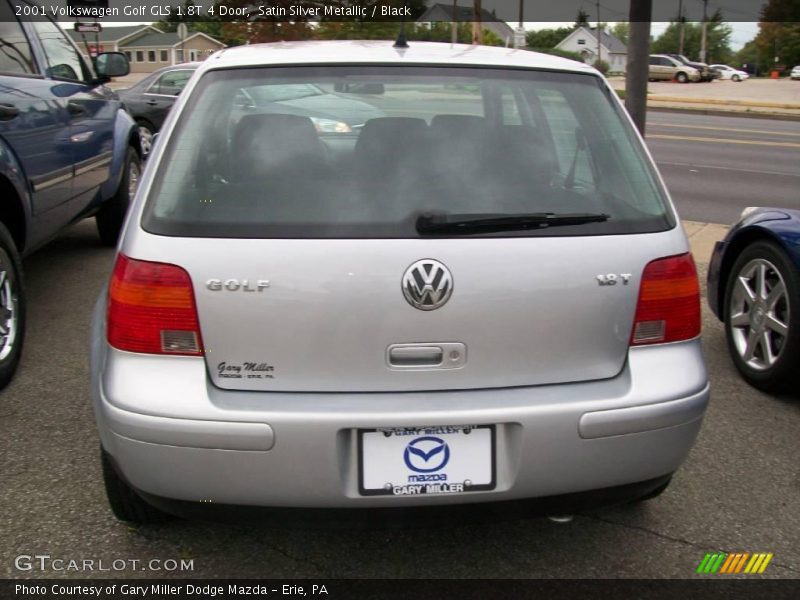 Satin Silver Metallic / Black 2001 Volkswagen Golf GLS 1.8T 4 Door