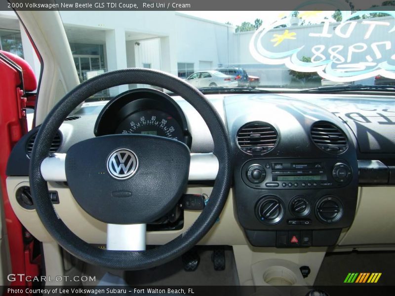 Red Uni / Cream 2000 Volkswagen New Beetle GLS TDI Coupe