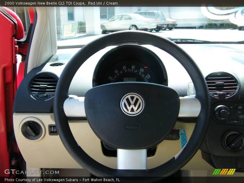 Red Uni / Cream 2000 Volkswagen New Beetle GLS TDI Coupe
