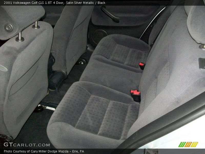 Satin Silver Metallic / Black 2001 Volkswagen Golf GLS 1.8T 4 Door