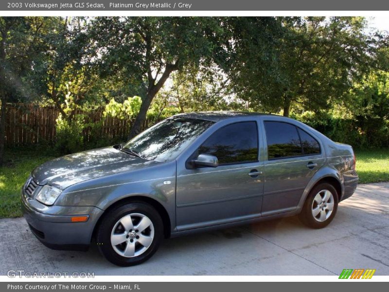 Platinum Grey Metallic / Grey 2003 Volkswagen Jetta GLS Sedan