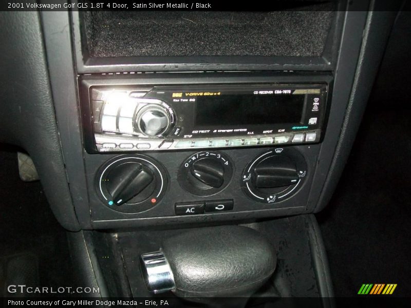 Satin Silver Metallic / Black 2001 Volkswagen Golf GLS 1.8T 4 Door