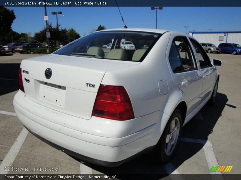 Cool White / Beige 2001 Volkswagen Jetta GLS TDI Sedan